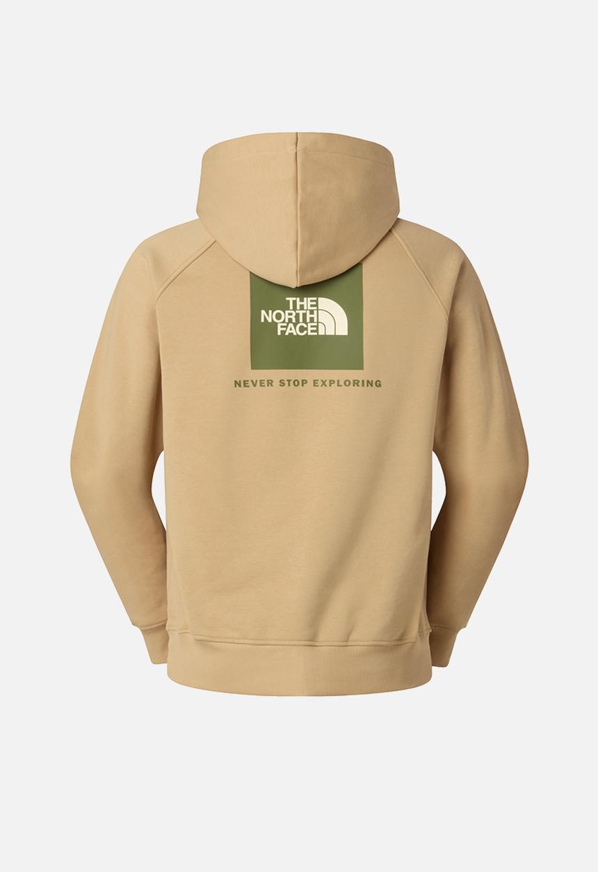 The North Face - Raglan Box Nse Regular Hoodie - Khaki Stone