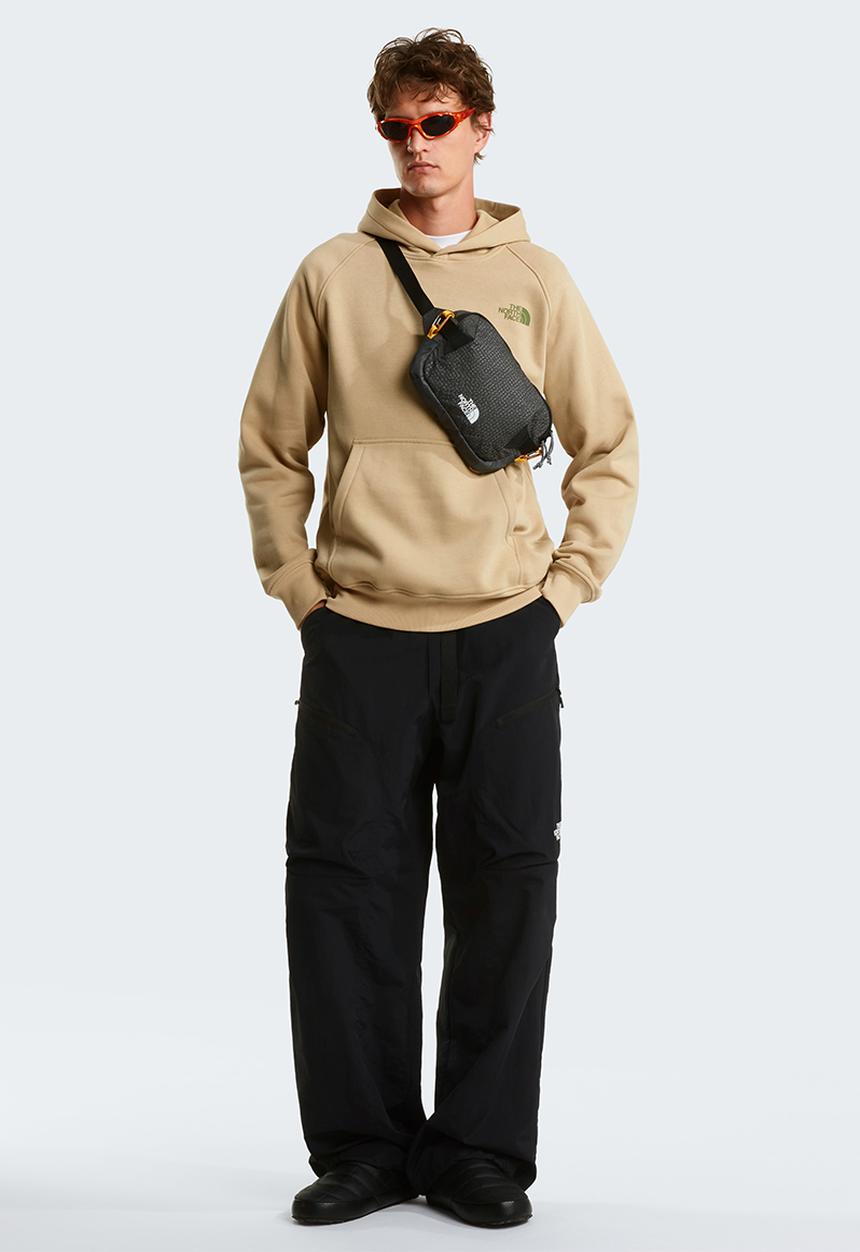 The North Face - Raglan Box Nse Regular Hoodie - Khaki Stone