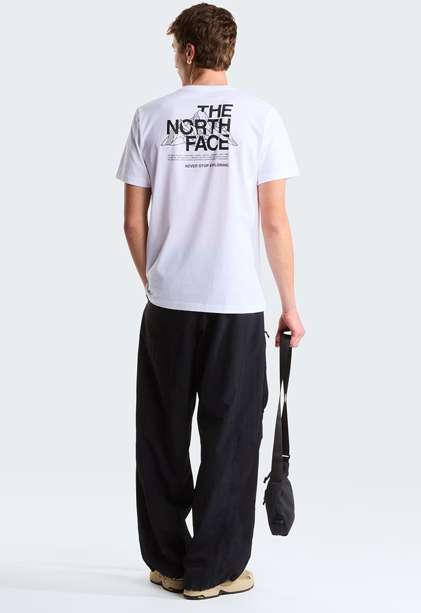 The North Face - Mountain Sketch Regular Short Sleeve Tee-Graphic - Tnf White
