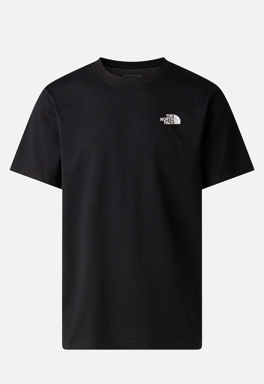 The North Face - Vertical Regular Short Sleeve Tee-Graphic - Tnf Black