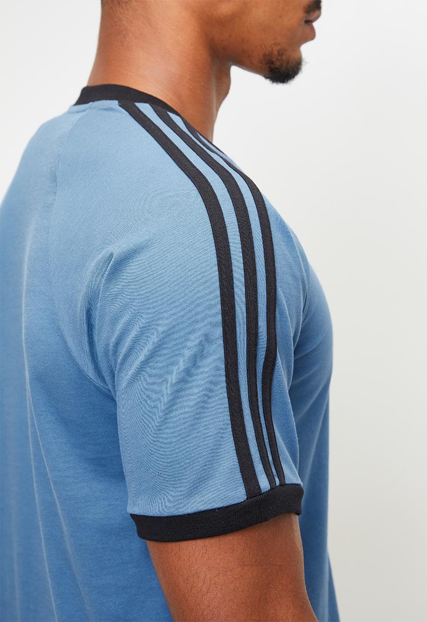 adidas Originals - 3-STRIPE TEE . - DUSKY INK Blue