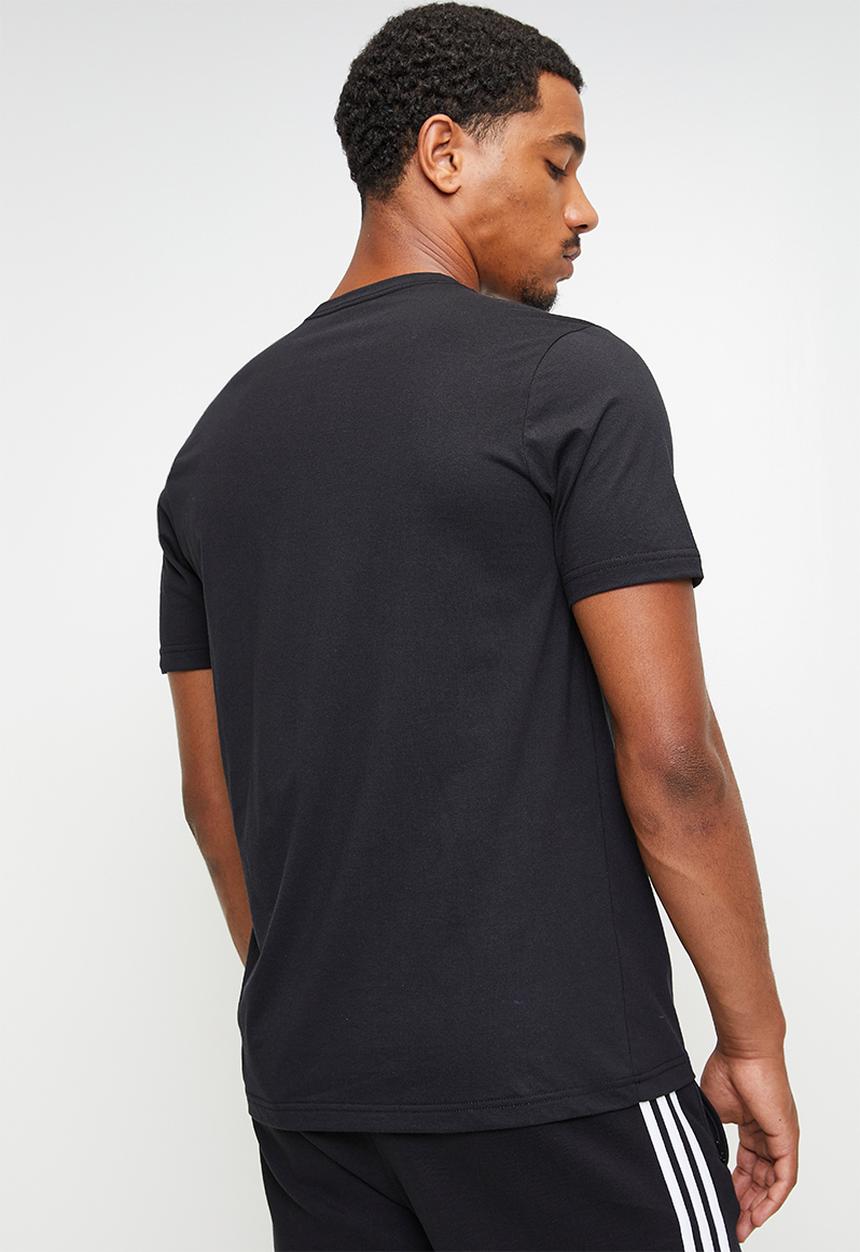 adidas Performance - Workout Ess Front Logo Tee - Black
