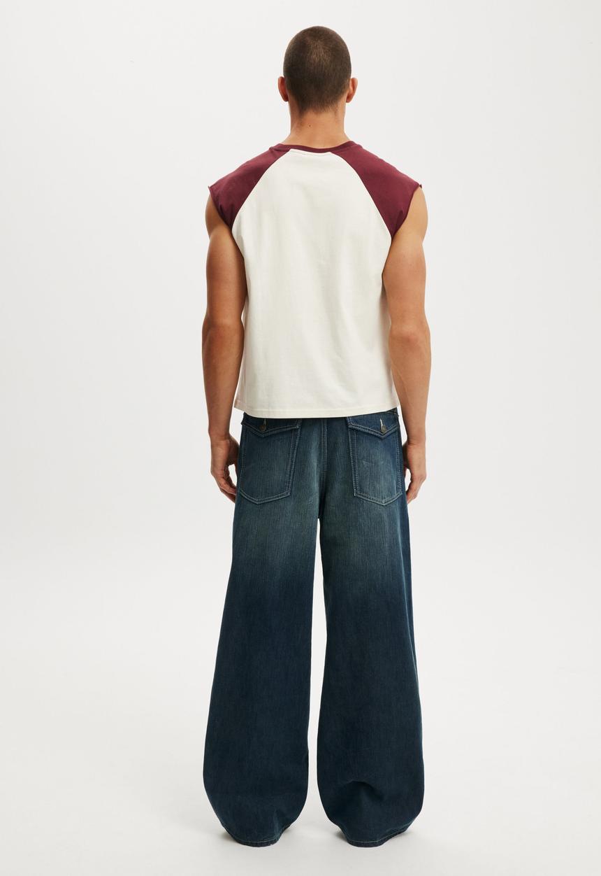 Cotton On - Super Baggy Jean - Shibuya Blue