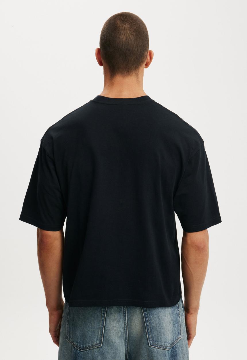 Cotton On - Cropped Fit T-Shirt - Black