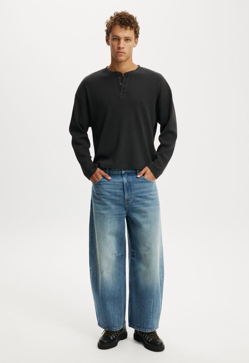 Cotton On - Baggy Balloon Jean - Ono Blue