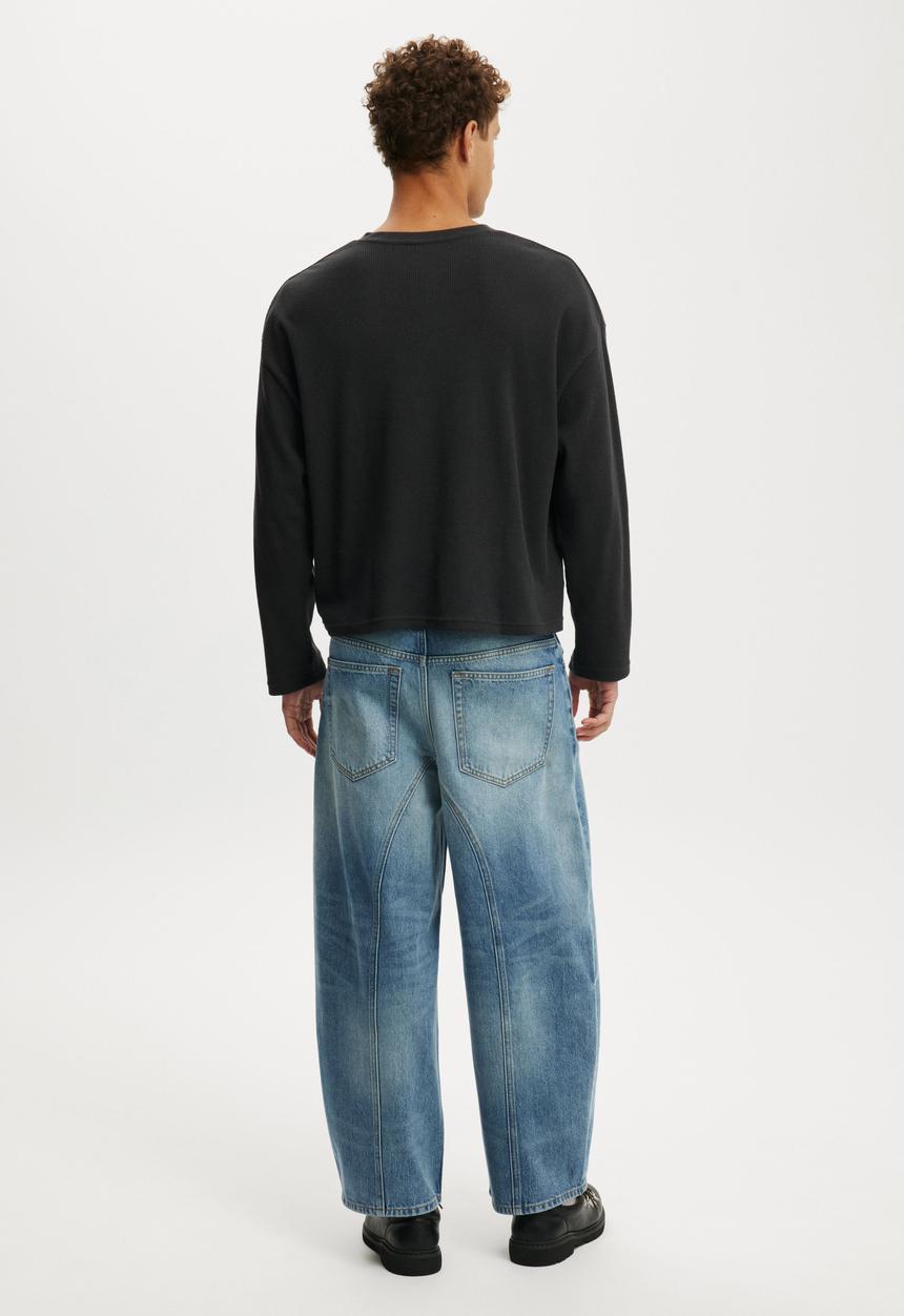 Cotton On - Baggy Balloon Jean - Ono Blue