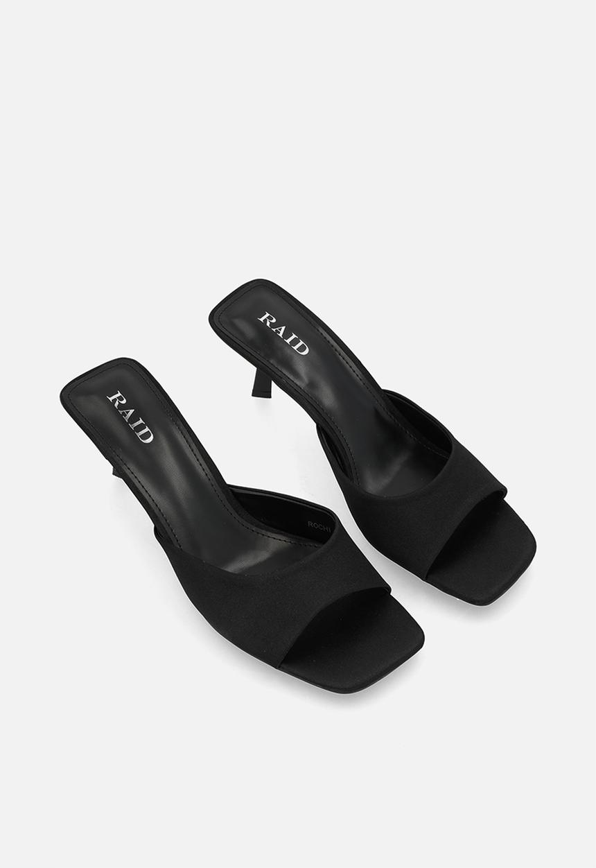 Raid London - Rochi stiletto mule heel - black