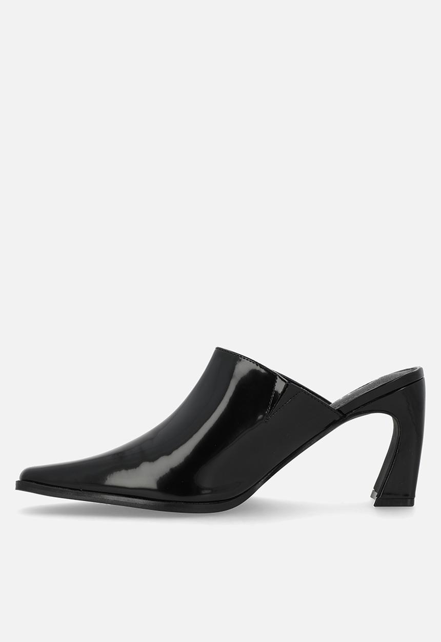 Raid London - Hania block mule heel - black box pu