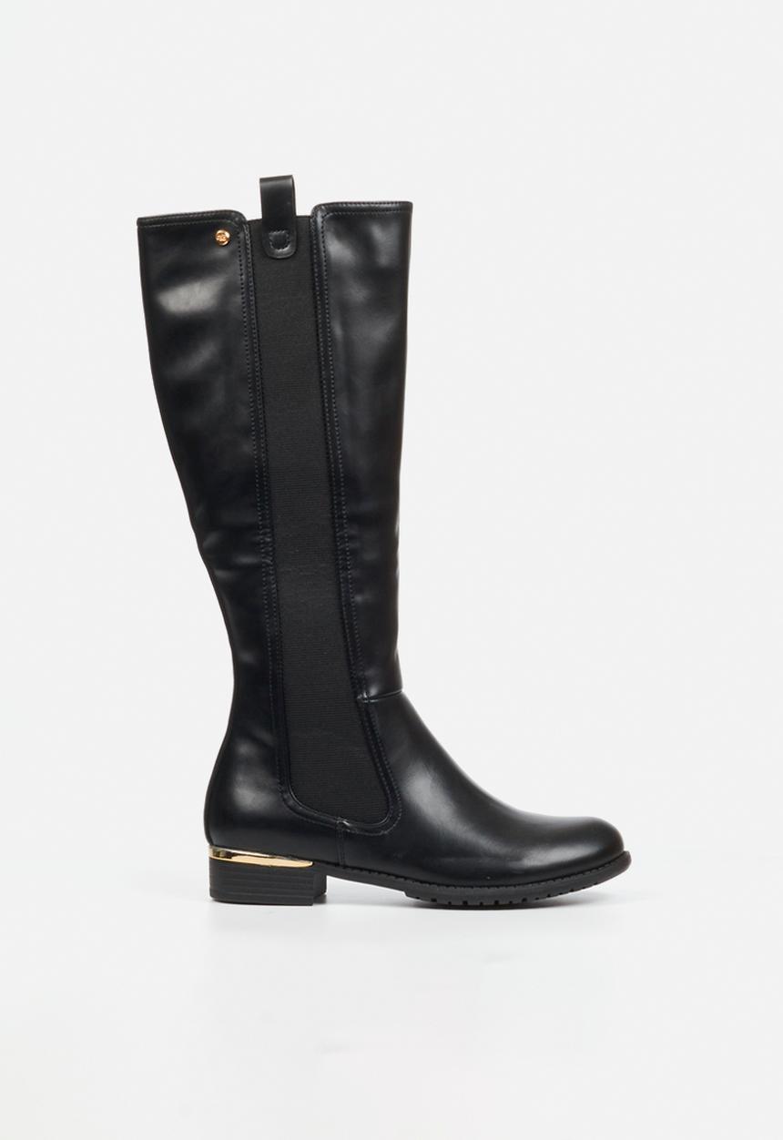 Miss Black - Hadar 28 gusset rider boot - black
