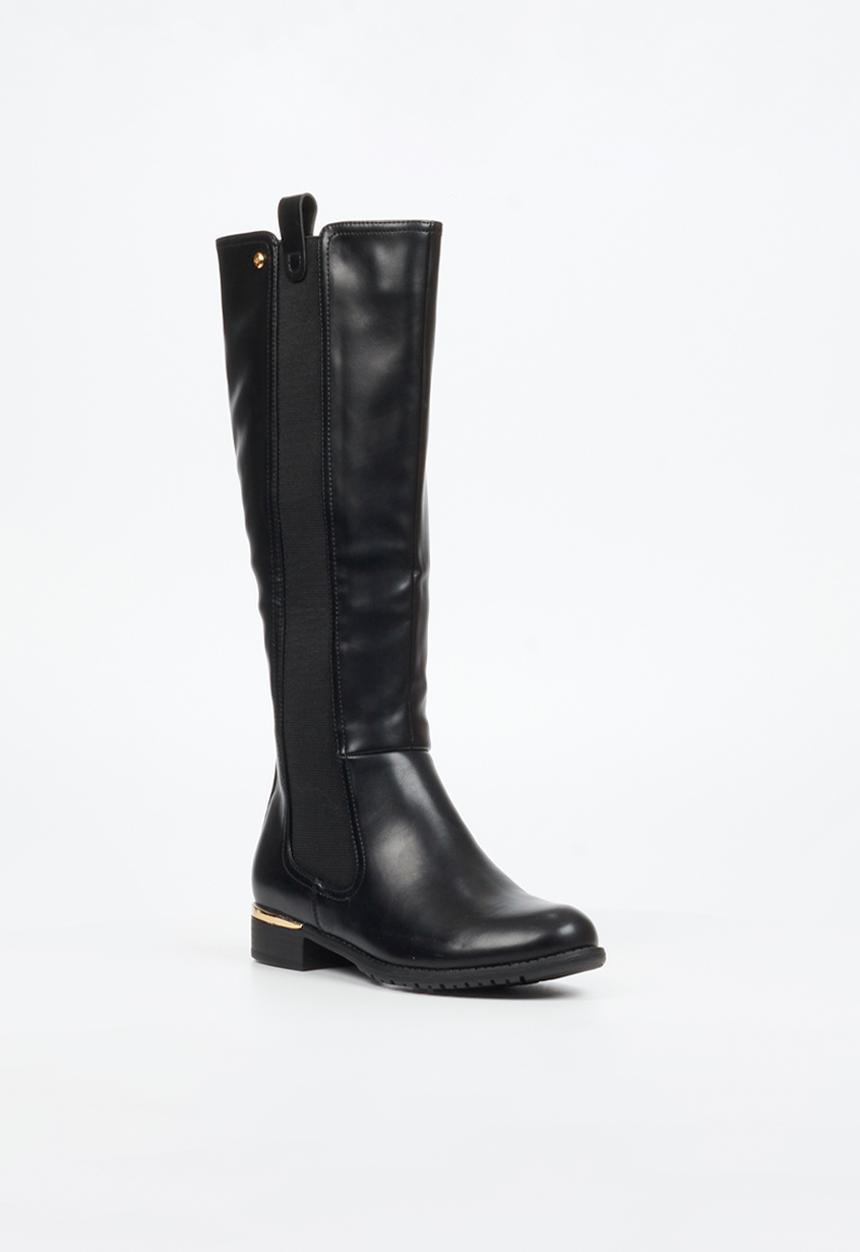 Miss Black - Hadar 28 gusset rider boot - black
