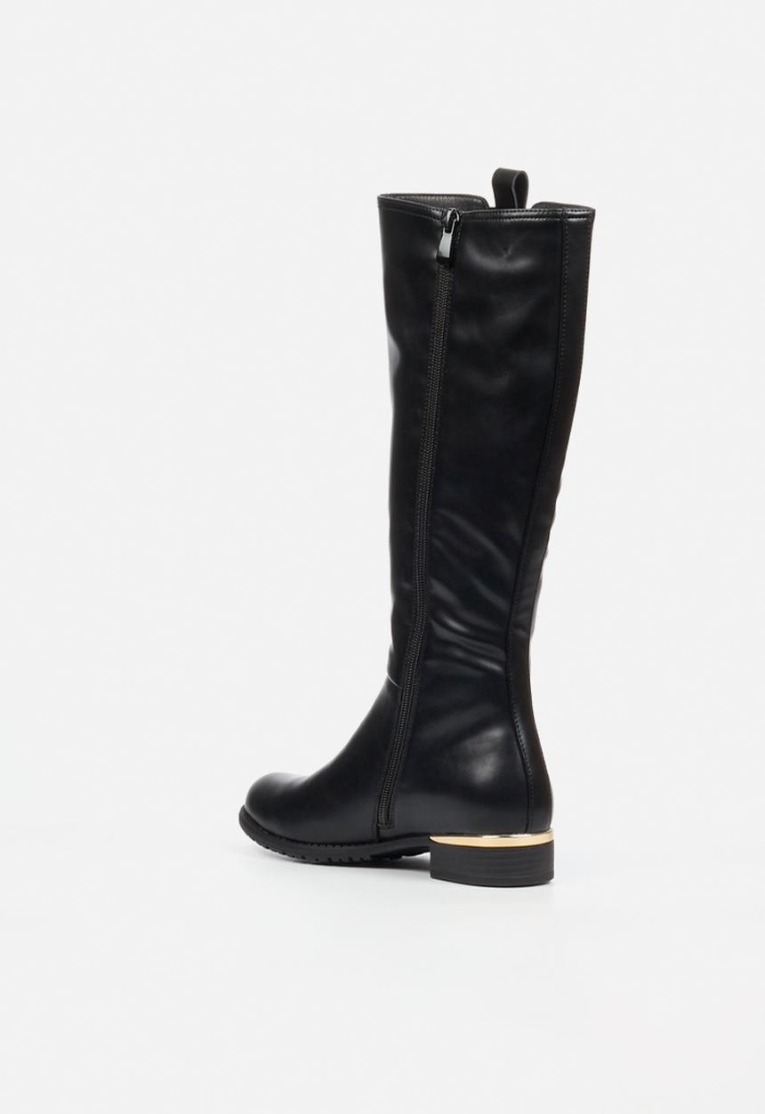 Miss Black - Hadar 28 gusset rider boot - black