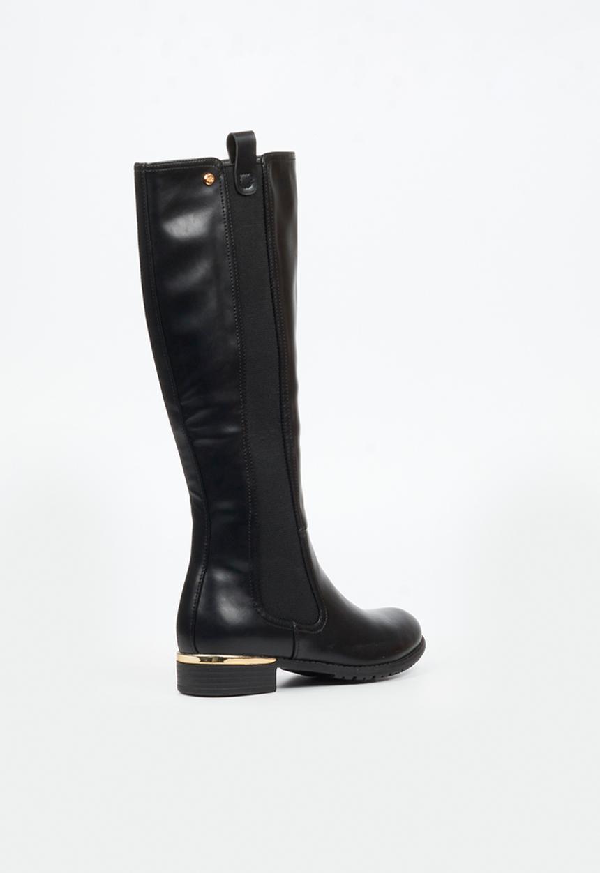 Miss Black - Hadar 28 gusset rider boot - black