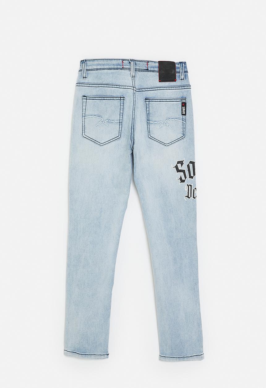 SOVIET - Boys skinny fashion denim - anti blue