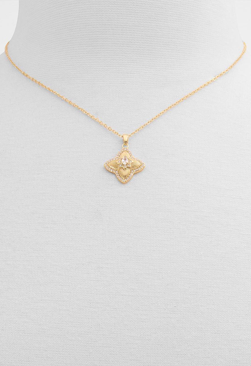 ALDO - Leylia Gold/Clear Multi Necklace