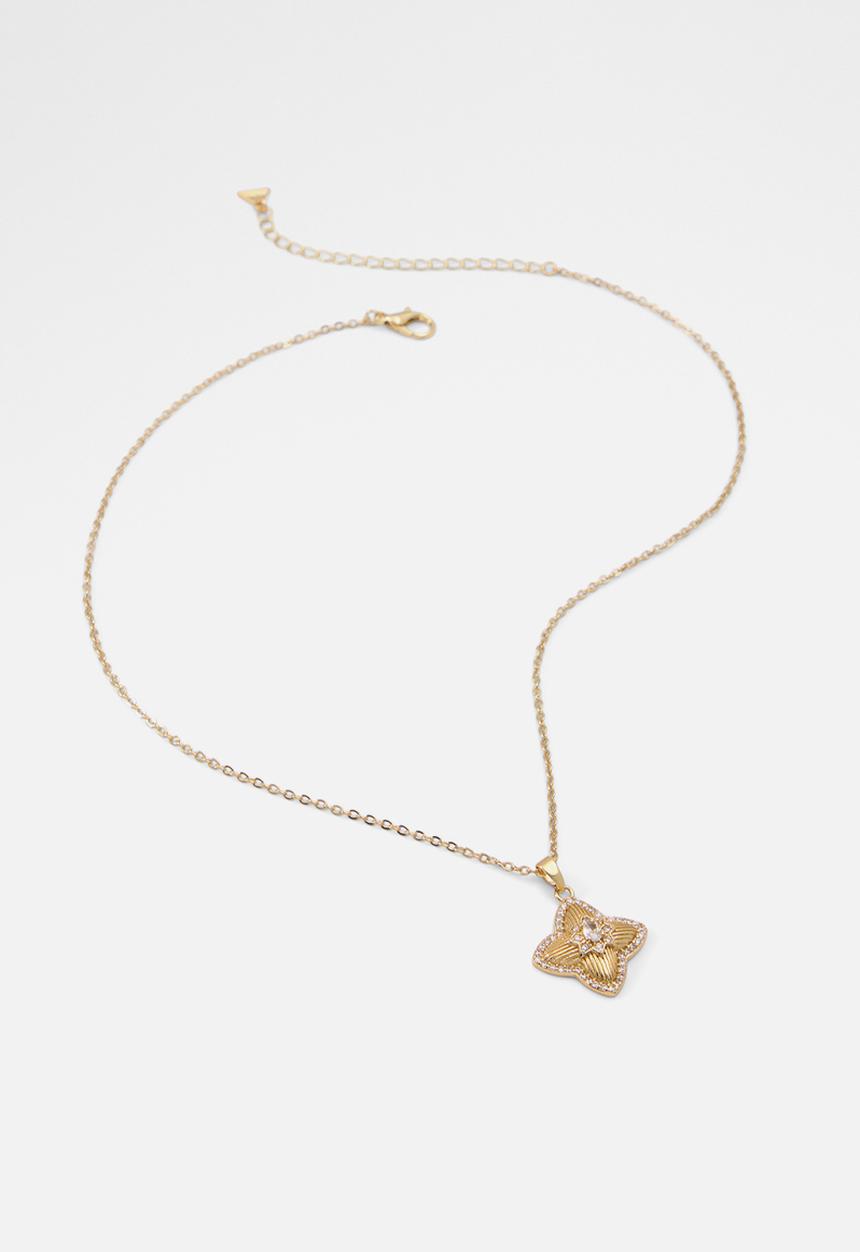 ALDO - Leylia Gold/Clear Multi Necklace
