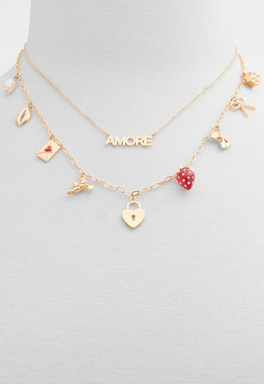 ALDO - Lovecharmed Red Necklace