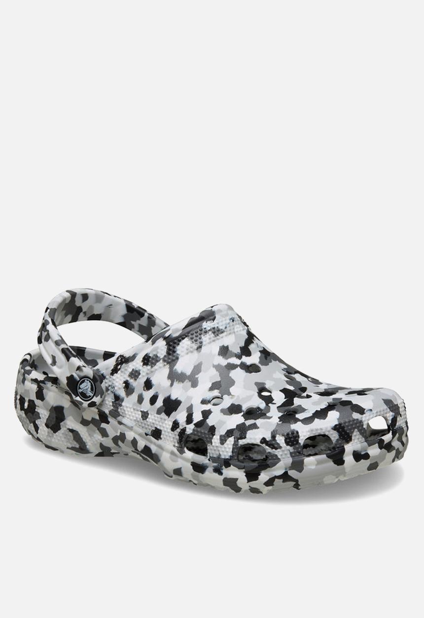 Crocs - Classic Confetti Clog - Black/White