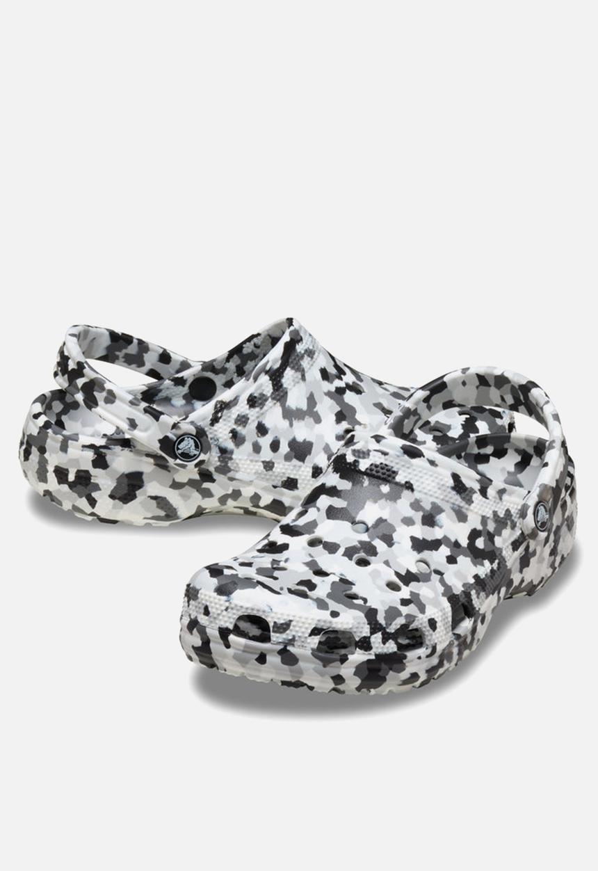 Crocs - Classic Confetti Clog - Black/White