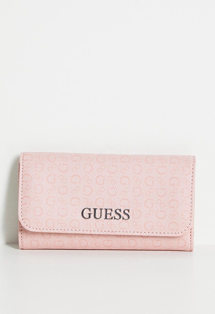 GUESS - Abbas Slg Slim Clutch - Rose