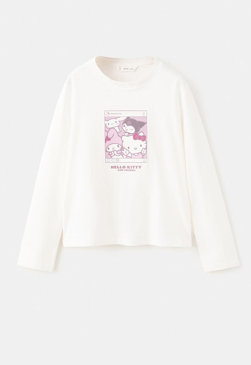 MANGO - Camiseta - Natural