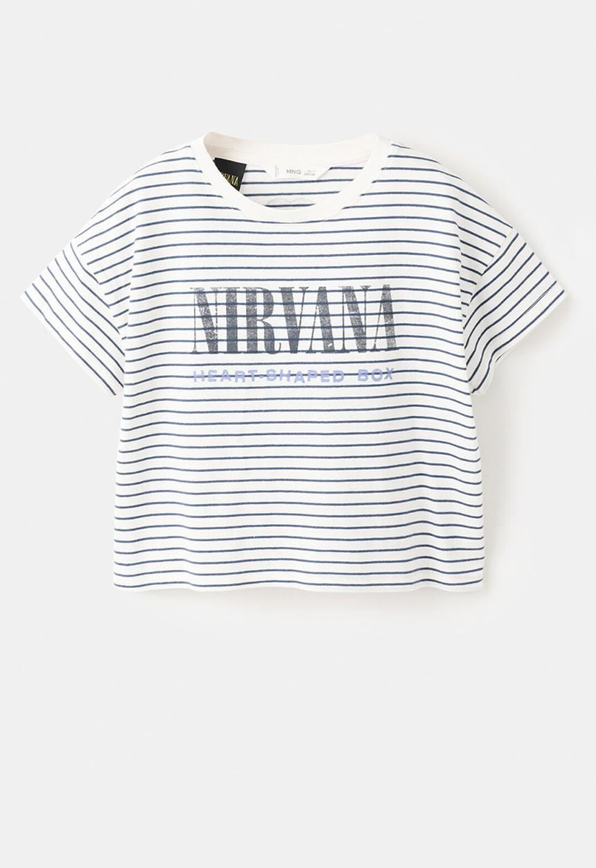 MANGO - Camiseta - Natural
