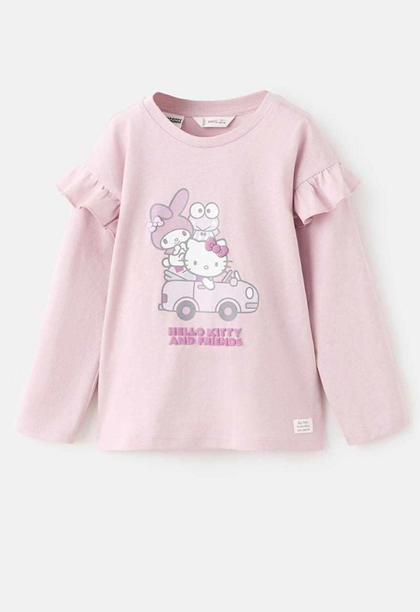 MANGO - Camiseta - Pink