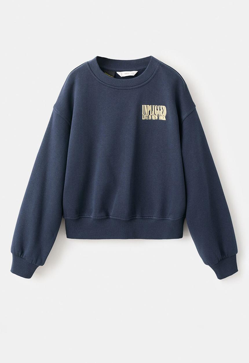 MANGO - Sudadera - Navy