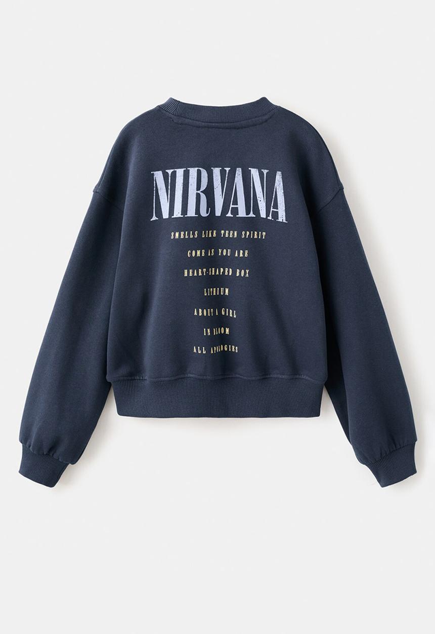 MANGO - Sudadera - Navy