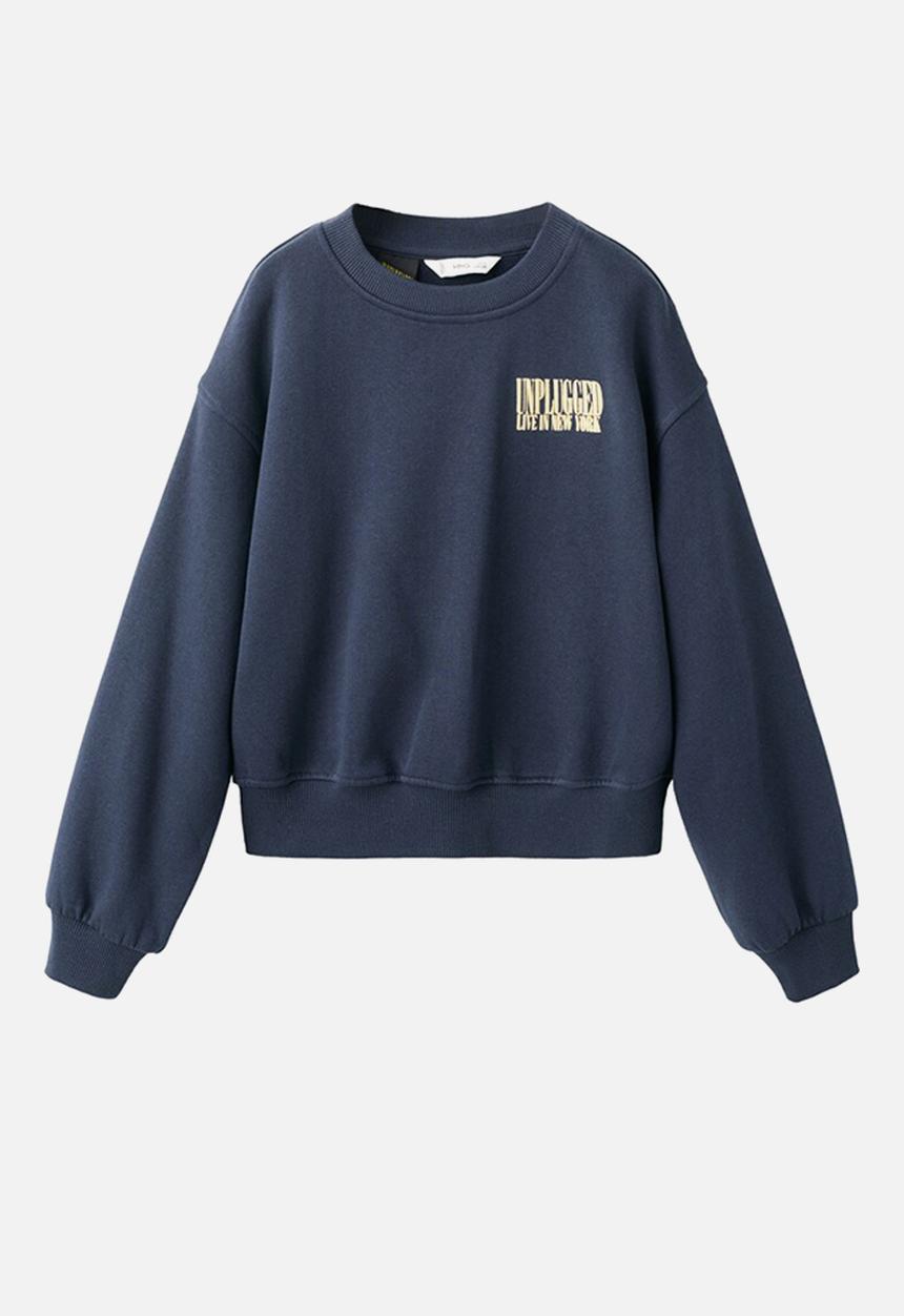 MANGO - Sudadera - Navy