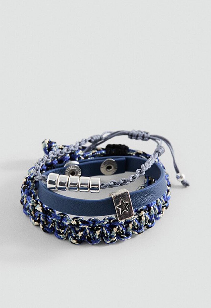 MANGO - Pulsera - Navy