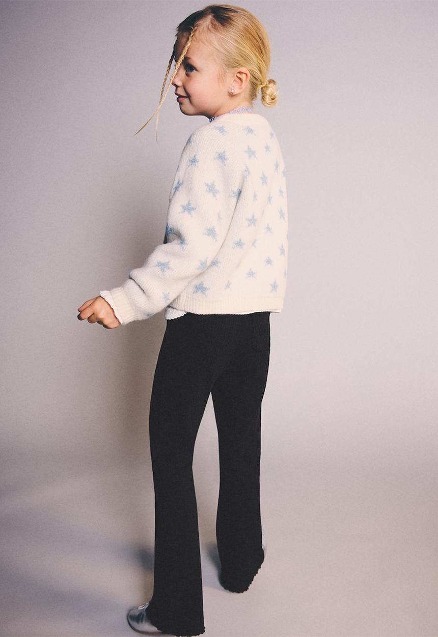 MANGO - Flared Leggings - black