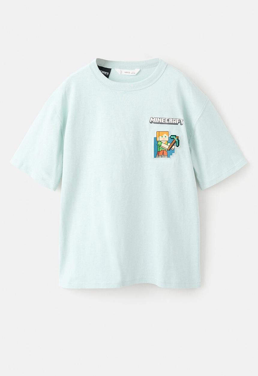 MANGO - Camiseta - Turquoise / Aqua