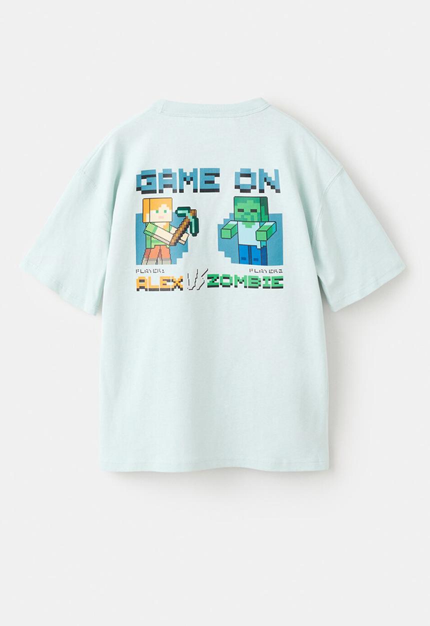 MANGO - Camiseta - Turquoise / Aqua