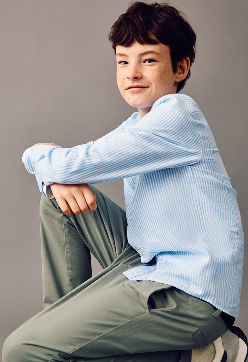 MANGO - Pantalon - Beige/Khaki
