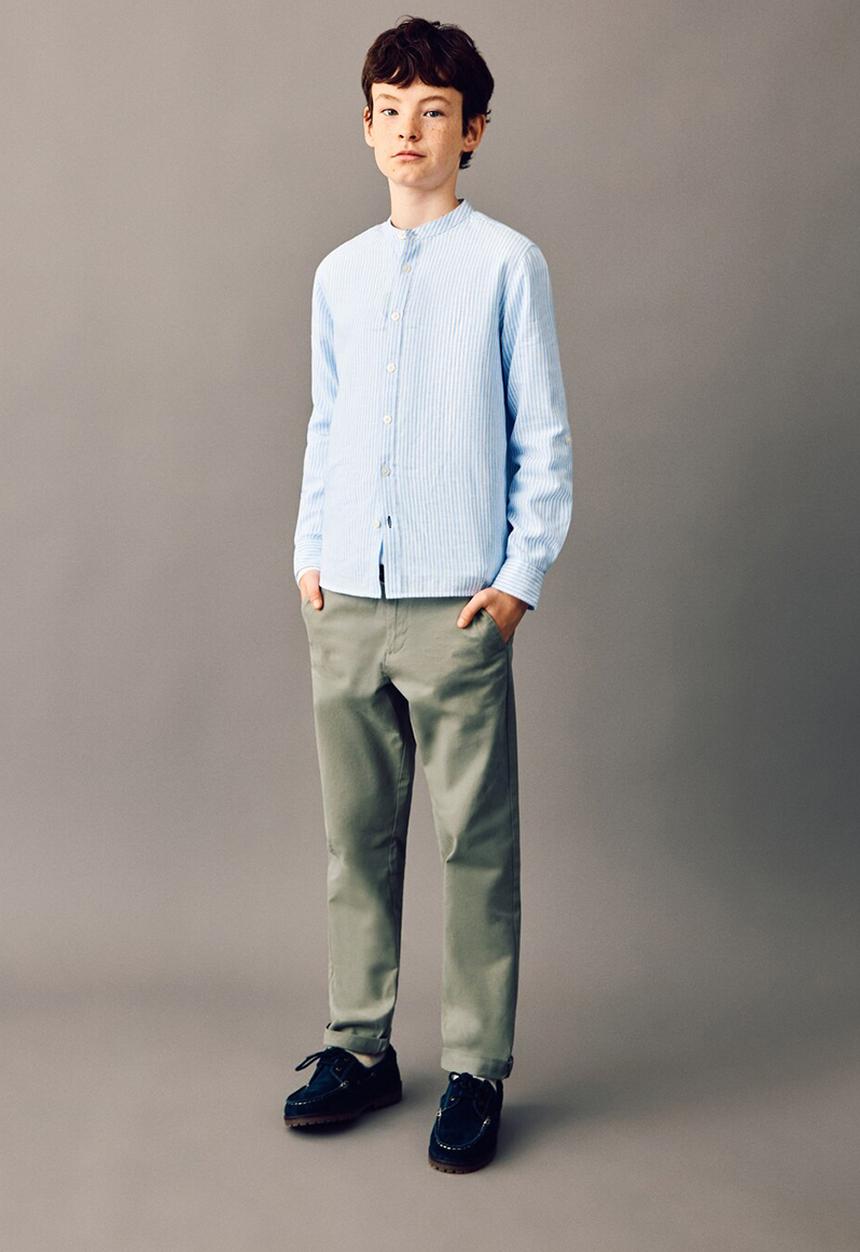 MANGO - Pantalon - Beige/Khaki