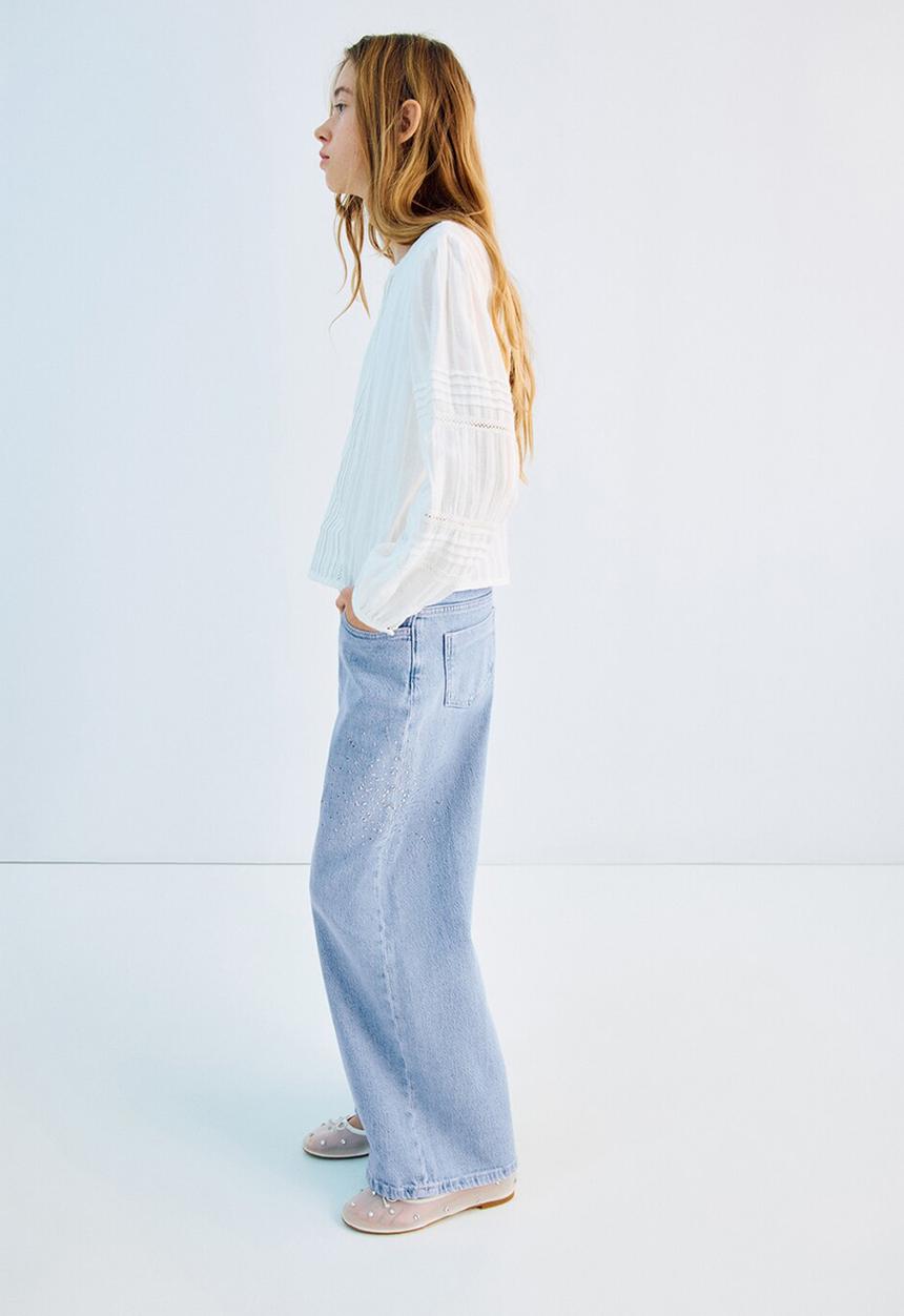 MANGO - Jeans ANABEL - Open Blue
