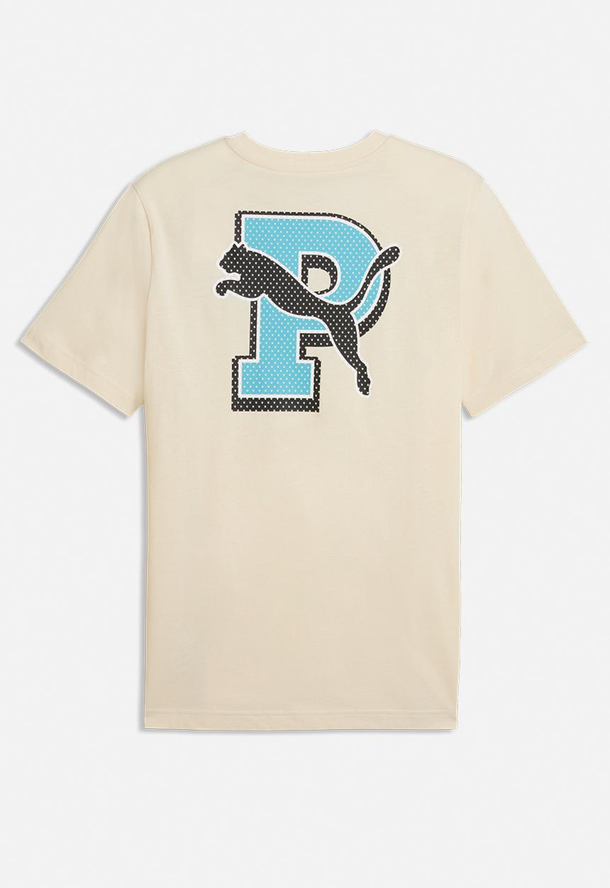 PUMA - GRAPHIC Varsity Tee M - Alpine Snow