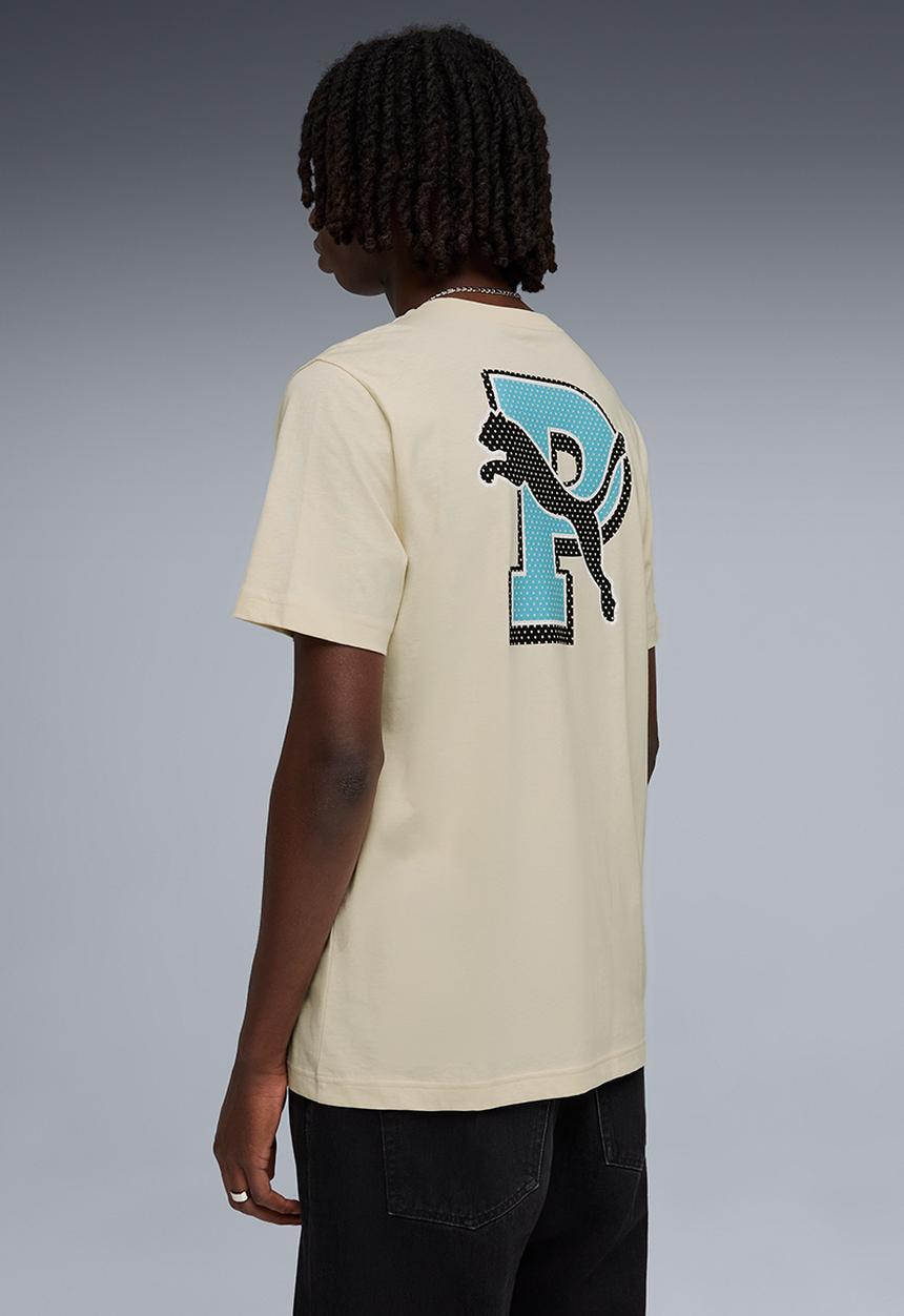 PUMA - GRAPHIC Varsity Tee M - Alpine Snow