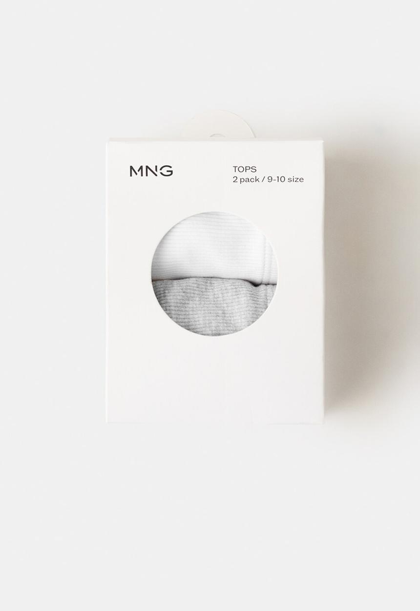 MANGO - Bras SEAM - Light Pastel Grey