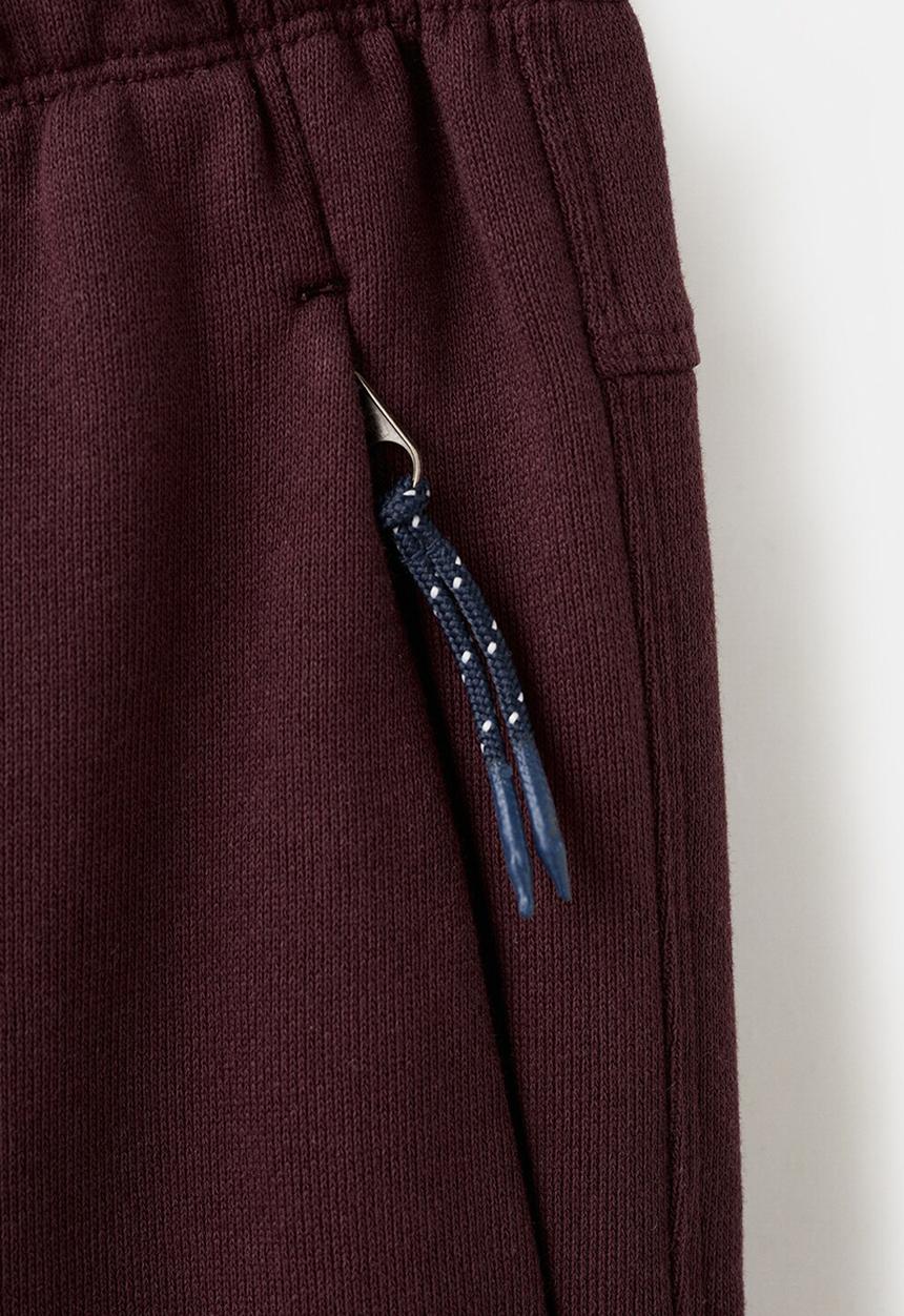 MANGO - Trousers FRESHZIP - Dark Red