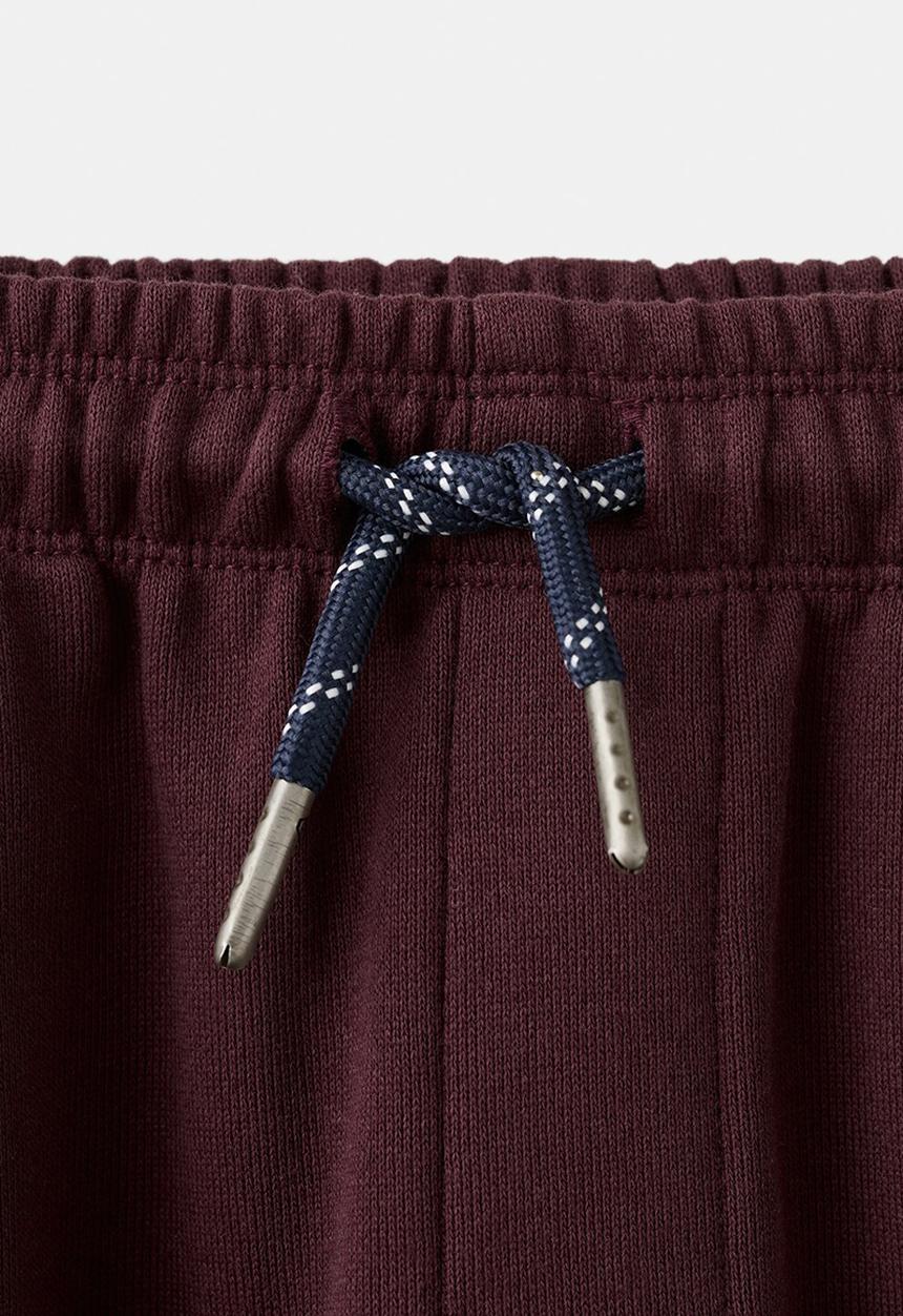 MANGO - Trousers FRESHZIP - Dark Red