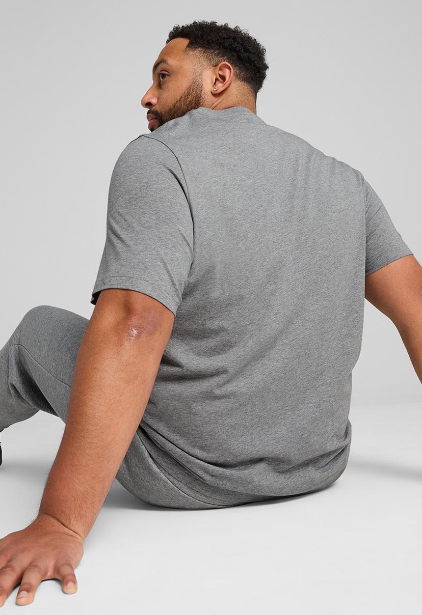 PUMA - ESS No. 1 Logo Tee M - Medium Gray Heather