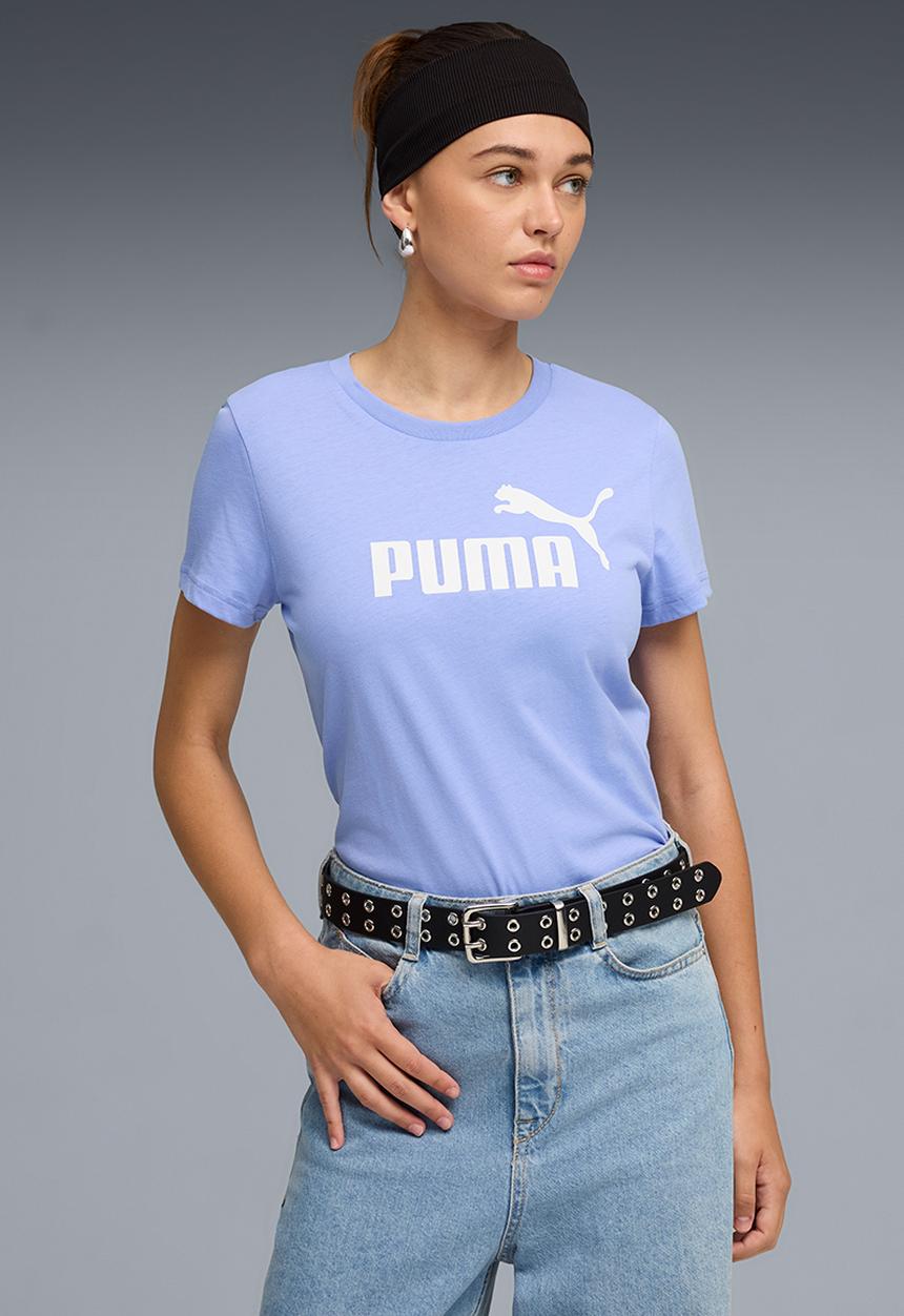 PUMA - Plus Ess No. 1 Logo Tee (S) Intense Lavender - Intense Lavender