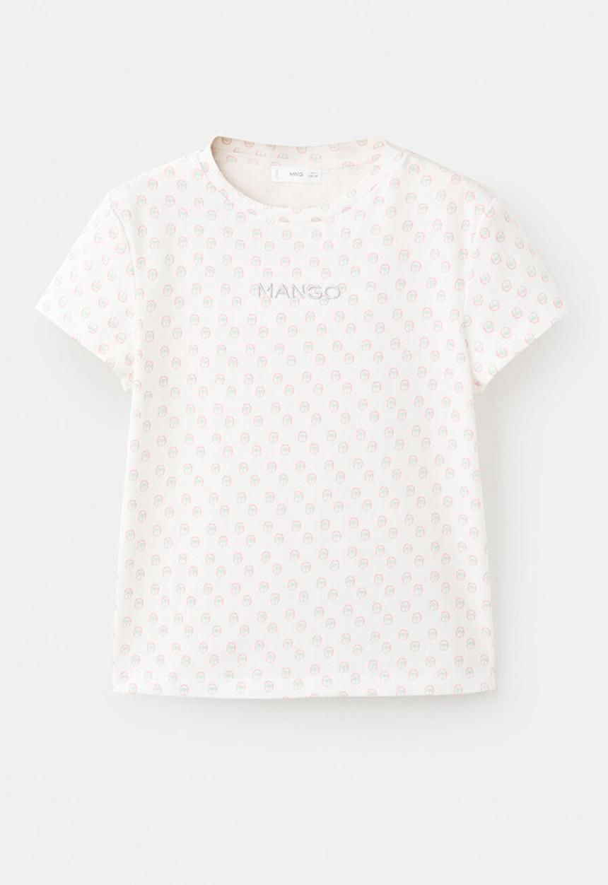 MANGO - Camiseta - Natural