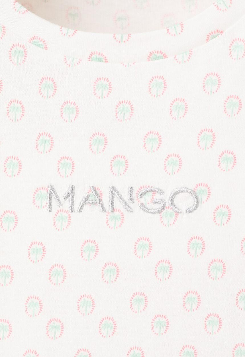 MANGO - Camiseta - Natural