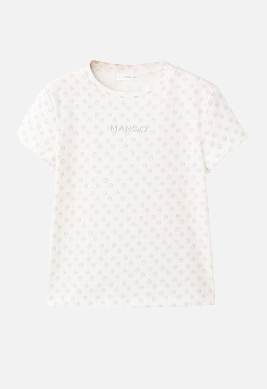 MANGO - Camiseta - Natural