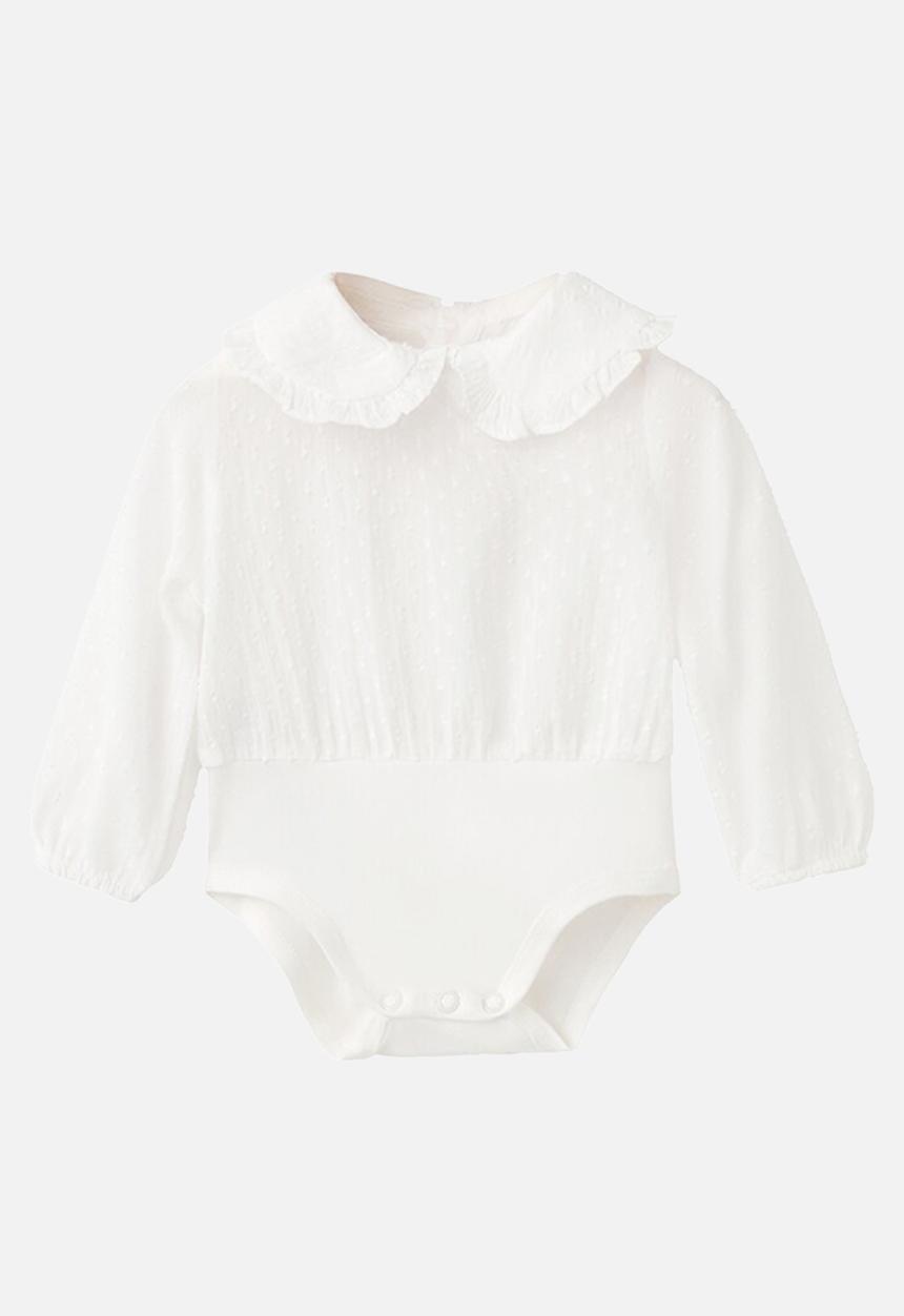 MANGO - Blusa - Natural