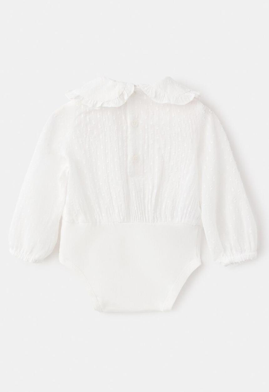 MANGO - Blusa - Natural