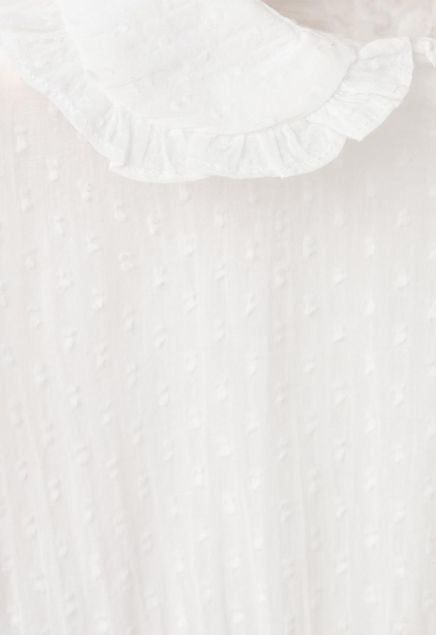 MANGO - Blusa - Natural