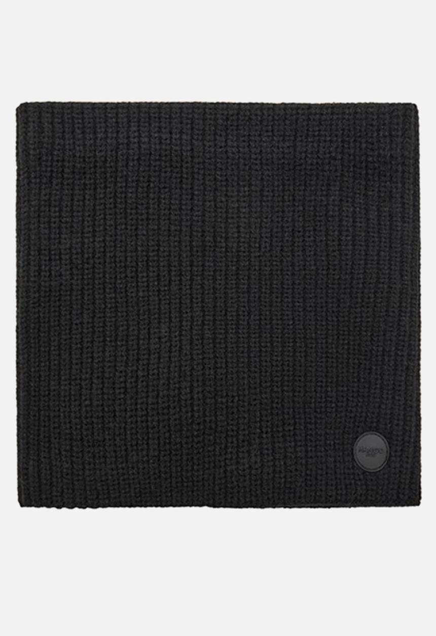 MANGO - Knit scarf - black